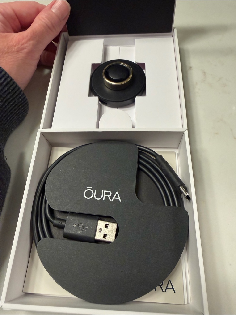 Gold Heritage Oura ring, size 9, Gen3